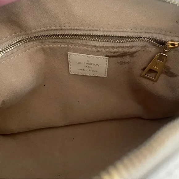 Louis Vuitton white monogram empriente petite Malle Souple - Picture 11 of 12